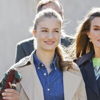 La Princesa Leonor y la Reina Letizia en Arroes, Pueblo Ejemplar 2023