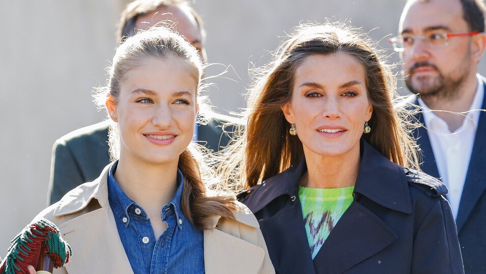 La Princesa Leonor y la Reina Letizia en Arroes, Pueblo Ejemplar 2023