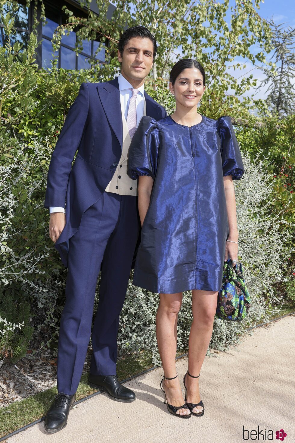 Tomás Paramo y María G. de Jaime en la boda de Marta Pombo y Luis Zamalloa