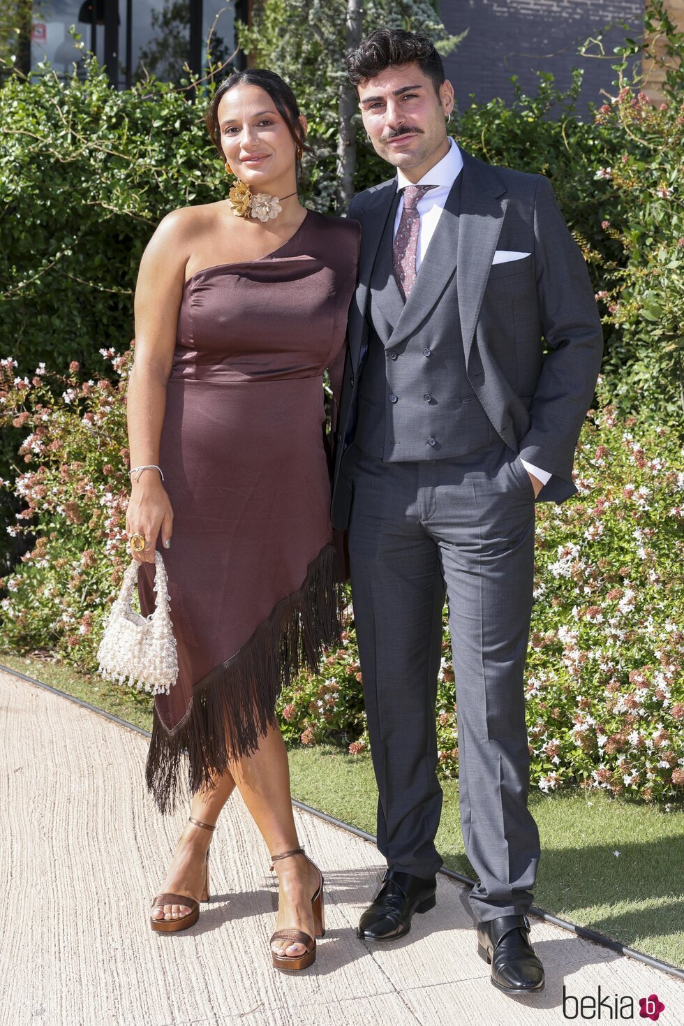 Hugo Pérez y Lara Tronti en la boda de Marta Pombo y Luis Zamalloa