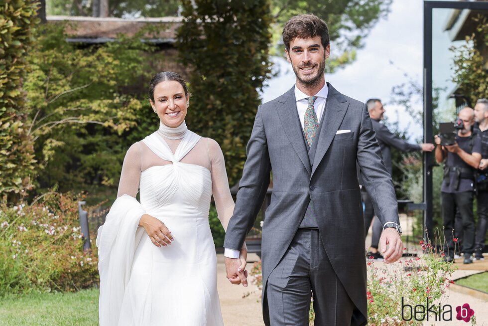 Marta Pombo y Luis Zamalloa el día de su boda