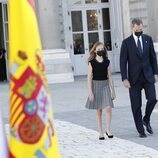 Foto inédita de los Reyes Felipe y Letizia y sus hijas Leonor y Sofía en el Homenaje de Estado a las víctimas de la pandemia