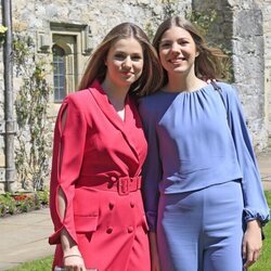 Foto inédita de la Princesa Leonor y la Infanta Sofía en la graduación de la Princesa Leonor en Gales