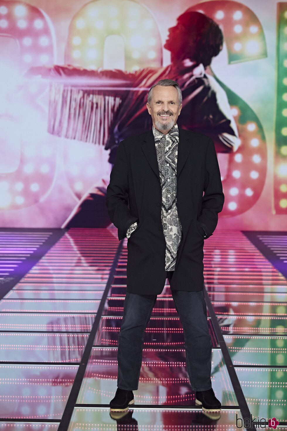 Miguel Bosé, protagonista de la presentación de 'Bosé' en Mediaset