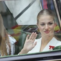 La Princesa Leonor de camino a la Jura de la Constitución