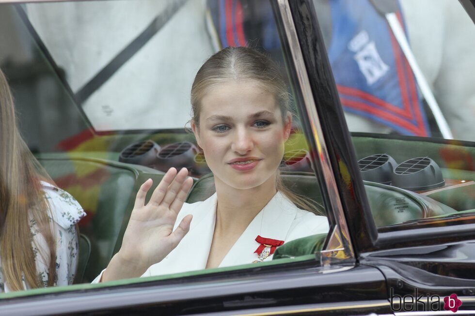 La Princesa Leonor de camino a la Jura de la Constitución