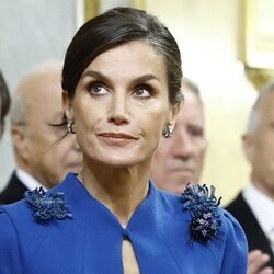 La Reina Letizia en la Jura de la Constitución de la Princesa Leonor