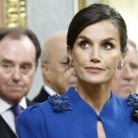 La Reina Letizia en la Jura de la Constitución de la Princesa Leonor