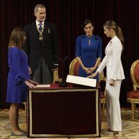 La Princesa Leonor jurando la Constitución en el Congreso