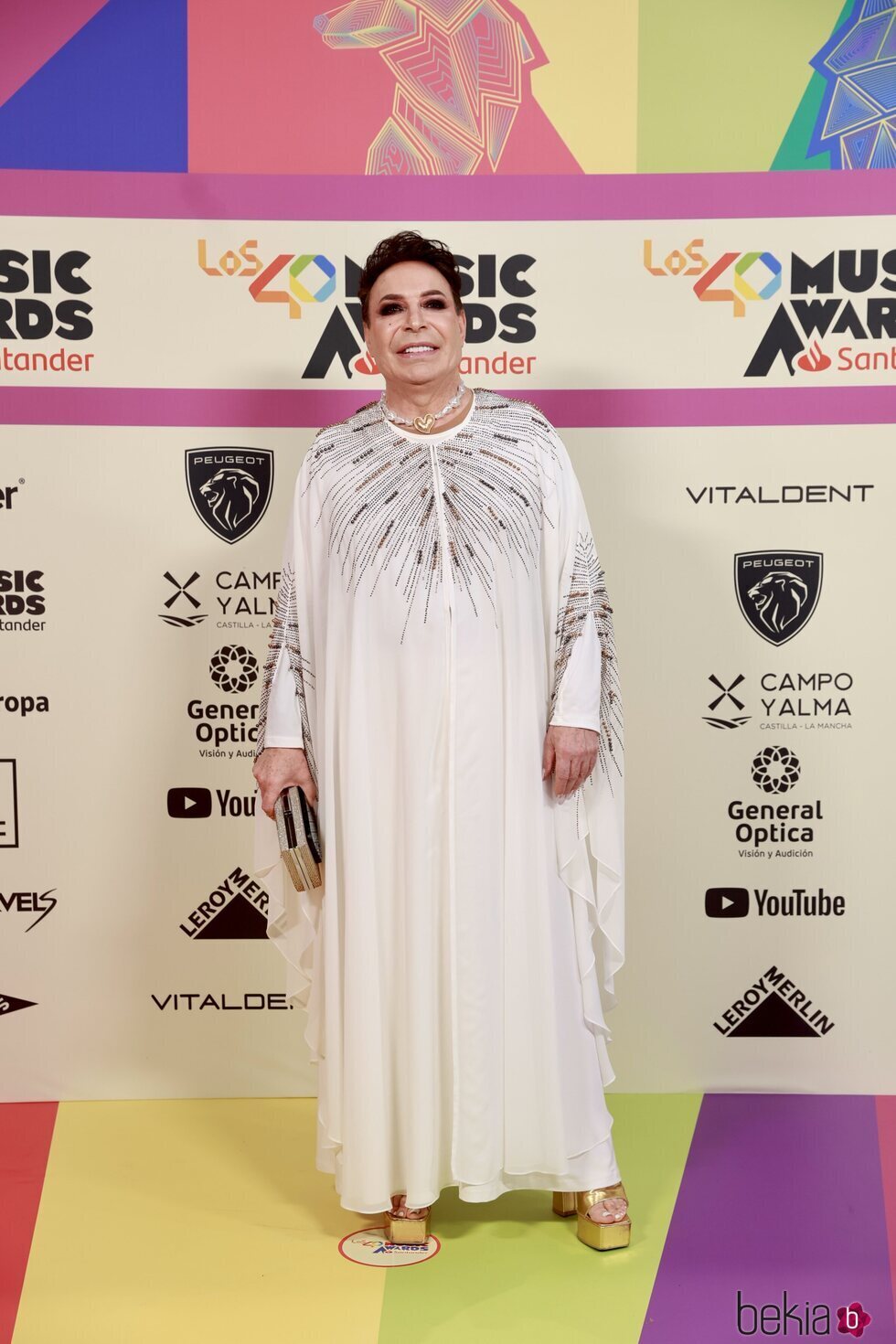 Maestro Joao en la alfombra roja de Los 40 Music Awards 2023