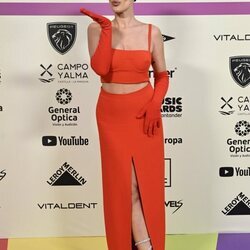 Dulceida en la alfombra roja de Los 40 Music Awards 2023