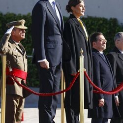 Los Reyes Felipe y Letizia en su despedida en España por su Visita de Estado a Dinamarca