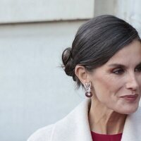 La Reina Letizia con unos pendientes de rubís y diamantes de la Reina Sofía en su Visita de Estado a Dinamarca