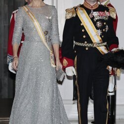 Federico y Mary de Dinamarca en la cena de gala por la Visita de Estado de los Reyes Felipe y Letizia a Dinamarca