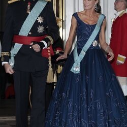 Los Reyes Felipe y Letizia en la cena de gala por su Visita de Estado a Dinamarca