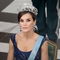 La Reina Letizia en la cena de gala por su Visita de Estado a Dinamarca