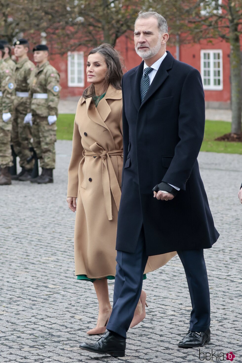 Los Reyes Felipe y Letizia en el homenaje a los caídos en su Visita de Estado a Dinamarca