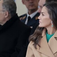 La Reina Letizia con unos pendientes de esmeraldas de la Reina Sofía en su Visita de Estado a Dinamarca