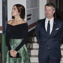 Federico y Mary de Dinamarca y la Reina Letizia en la Visita de Estado de los Reyes Felipe y Letizia a Dinamarca