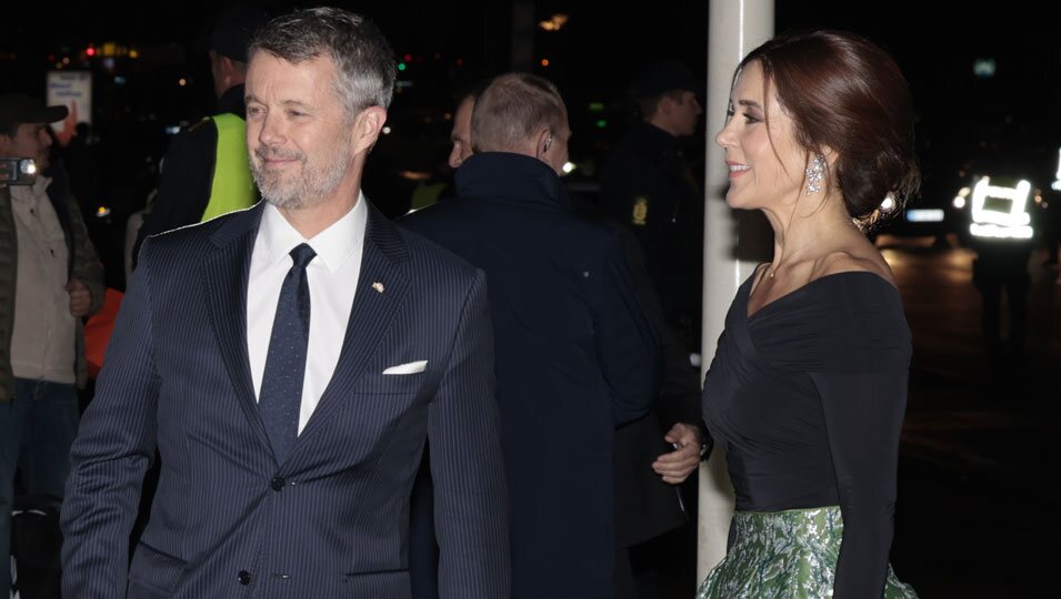 Federico y Mary de Dinamarca en una cena en la Gliptoteca de Copenhague en la Visita de Estado de los Reyes Felipe y Letizia a Dinamarca