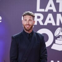 Sergio Ramos en la alfombra roja de los Grammy Latinos 2023