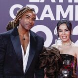 Beatriz Luengo y Yotuel Romero en la alfombra roja de los Grammy Latinos 2023