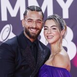 Maluma y Susana Gómez en la alfombra roja de los Grammy Latinos 2023