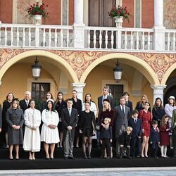 La Familia Real de Mónaco al completo en el Día Nacional del Principado de 2023