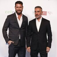 Kiko Hernández y Fran Antón en el aniversario de La Razón