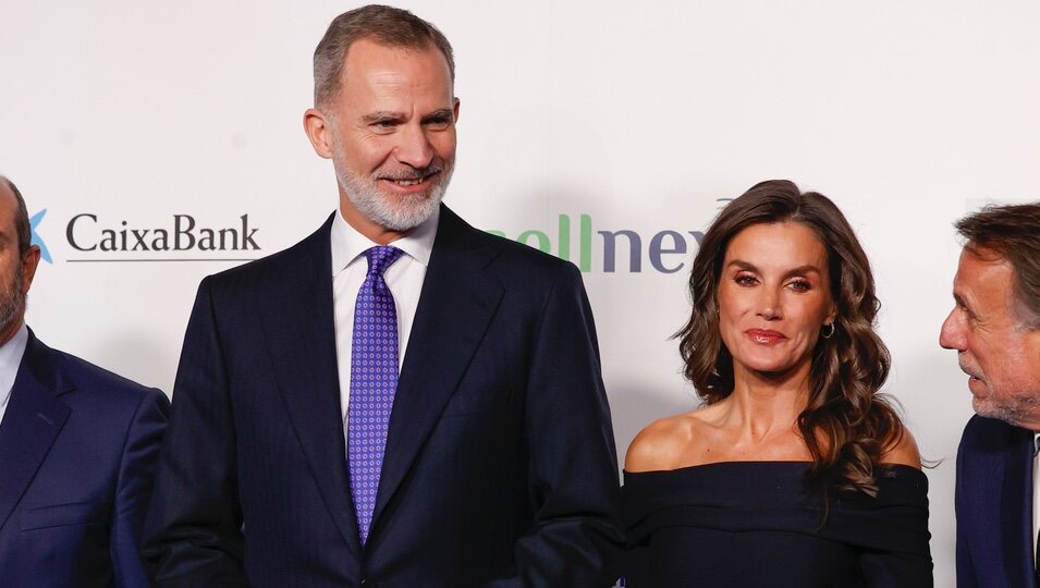 El Rey Felipe VI y la Reina Letizia en el aniversario de La Razón