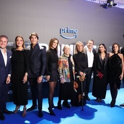 La familia Pombo al completo en el estreno de la serie documental 'Pombo'