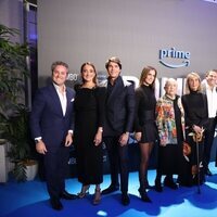 La familia Pombo al completo en el estreno de la serie documental 'Pombo'