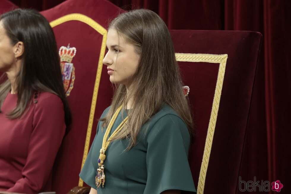 La Princesa Leonor durante la Apertura de la XV Legislatura