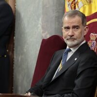 El Rey Felipe VI durante la Apertura de la XV Legislatura