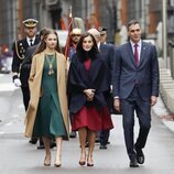 La Princesa Leonor, la Reina Letizia y Pedro Sánchez en la Apertura de la XV Legislatura