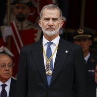 El Rey Felipe VI con las medallas del Congreso y el Senado en la Apertura de la XV Legislatura