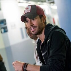 Enrique Iglesias durante un viaje