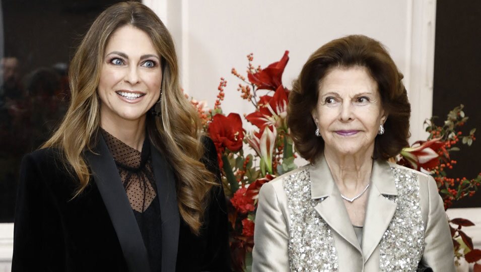 Magdalena de Suecia y Silvia de Suecia en el concierto por el 80 cumpleaños de Silvia de Suecia