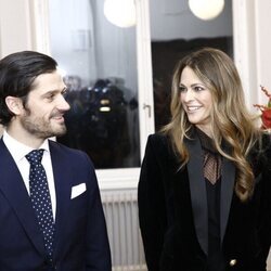 Carlos Felipe de Suecia y Magdalena de Suecia en el concierto por el 80 cumpleaños de Silvia de Suecia