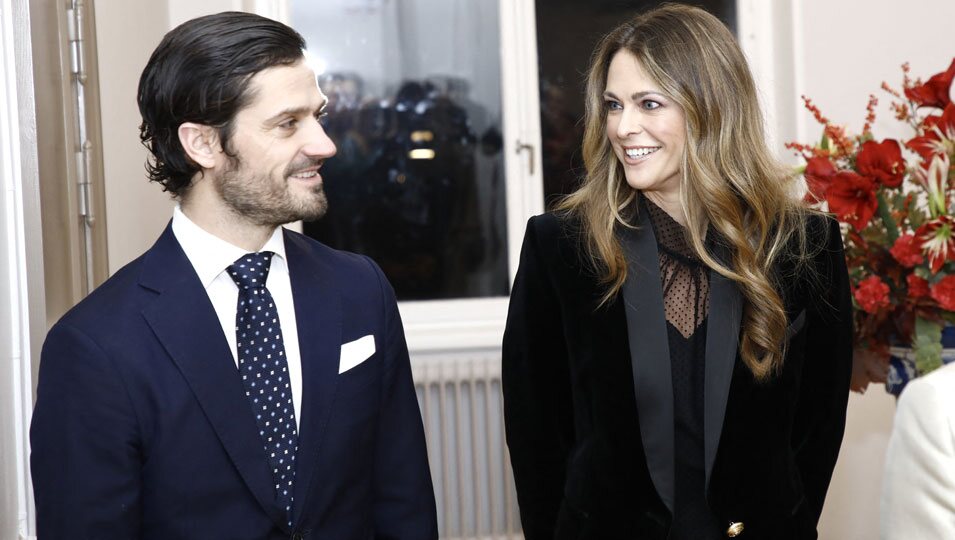 Carlos Felipe de Suecia y Magdalena de Suecia en el concierto por el 80 cumpleaños de Silvia de Suecia