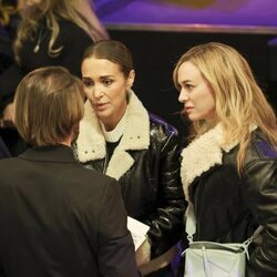 Paula Echevarría y Marta Hazas en la capilla ardiente de Concha Velasco