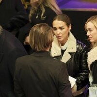 Paula Echevarría y Marta Hazas en la capilla ardiente de Concha Velasco