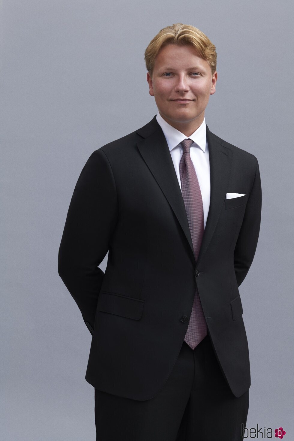 Foto oficial de Sverre Magnus de Noruega por su mayoría de edad