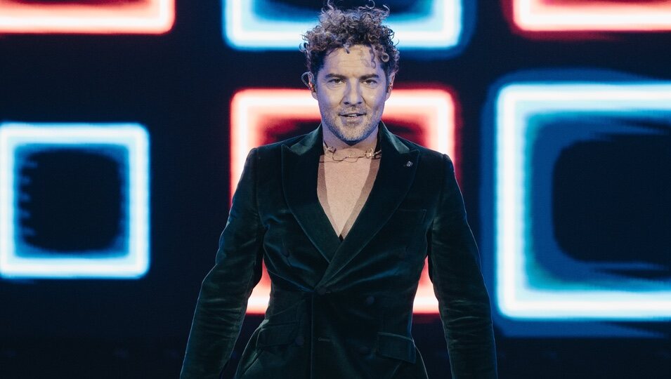 David Bisbal en el Wizink Center durante su concierto de fin de gira en Madrid