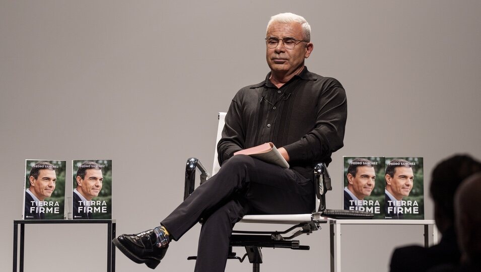 Jorge Javier Vázquez en la presentación del libro de Pedro Sánchez