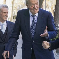 El Rey Juan Carlos acude a la celebración del 60 cumpleaños de la Infanta Elena