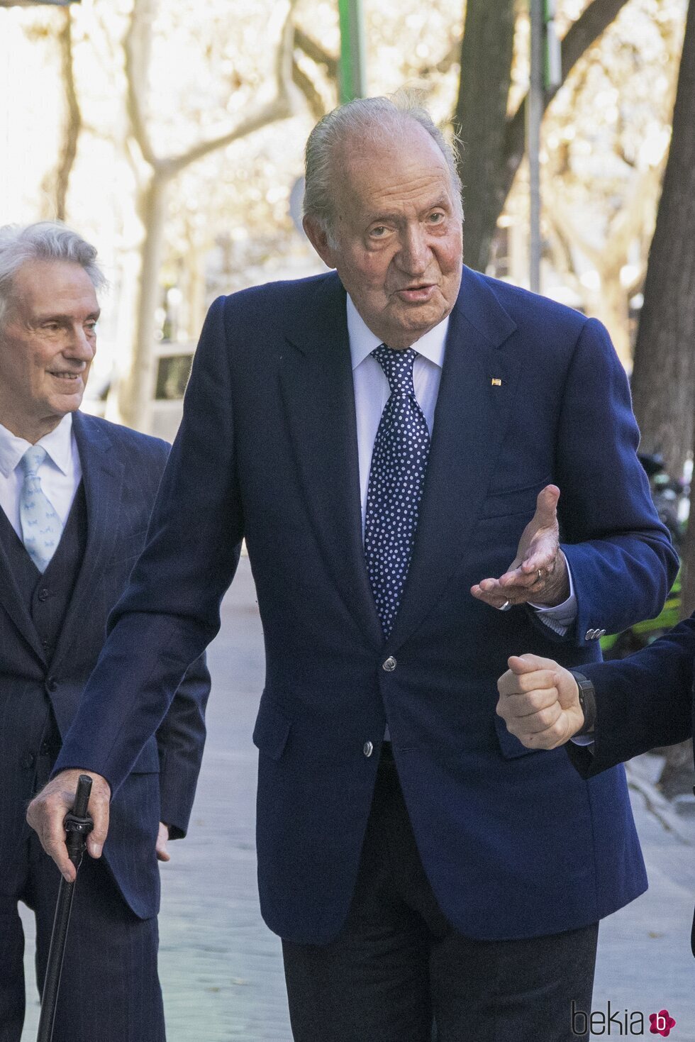 El Rey Juan Carlos acude a la celebración del 60 cumpleaños de la Infanta Elena