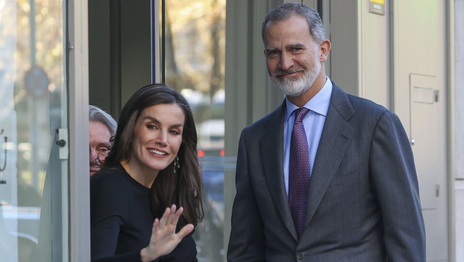 Los Reyes Felipe y Letizia en la celebración del 60 cumpleaños de la Infanta Elena