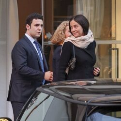 Froilán y Victoria Federica tras la celebración del 60 cumpleaños de su madre la Infanta Elena