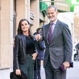 Los Reyes Felipe y Letizia tras la celebración del 60 cumpleaños de la Infanta Elena